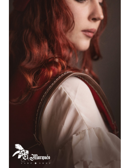 Jaqueta vermelha para mulheres piratas