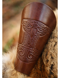 Pulseiras martelo de Thor em marrom