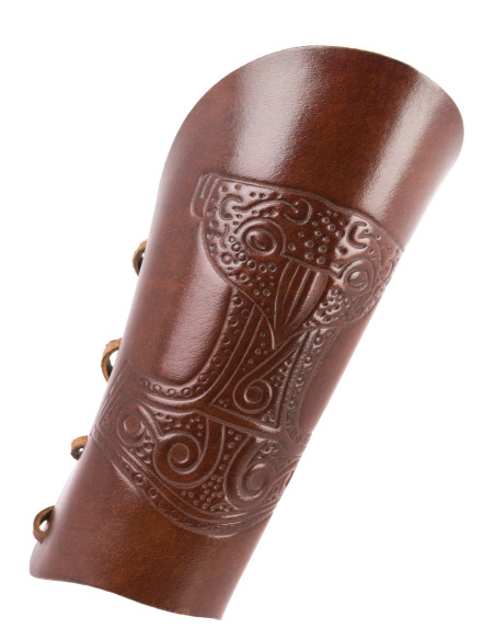 Pulseiras martelo de Thor em marrom