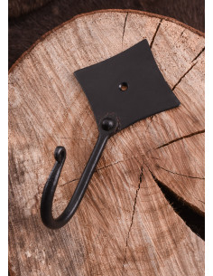 Suporte medieval em forja para pendurar (12X8 cm.)
