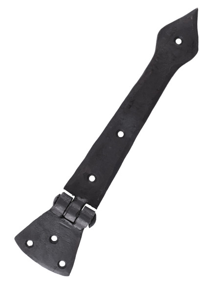 Dobradiça de porta medieval forjada à...