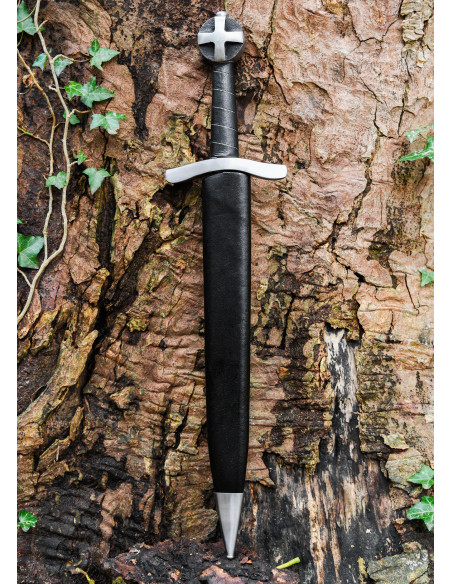 Punhal cruzado funcional com bainha