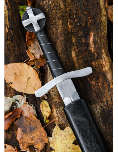 Punhal cruzado funcional com bainha