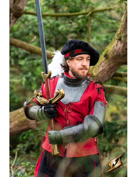 Gorjal medieval em aço modelo...