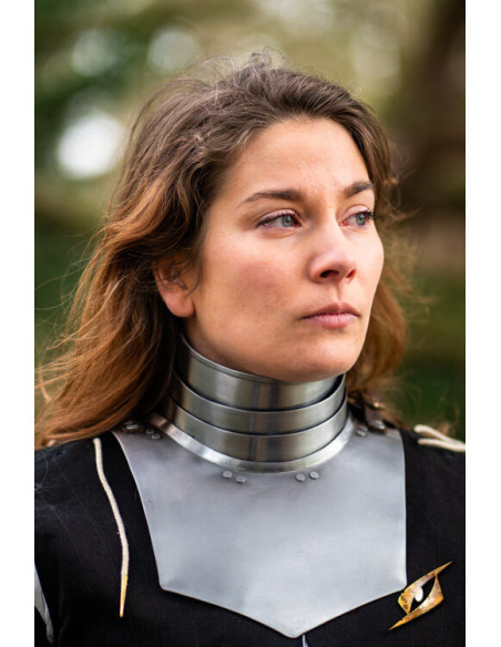 Gorjal medieval em aço modelo...