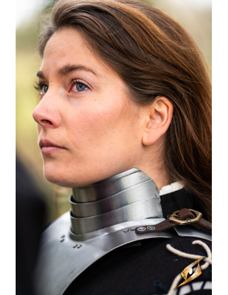 Gorjal medieval em aço modelo...