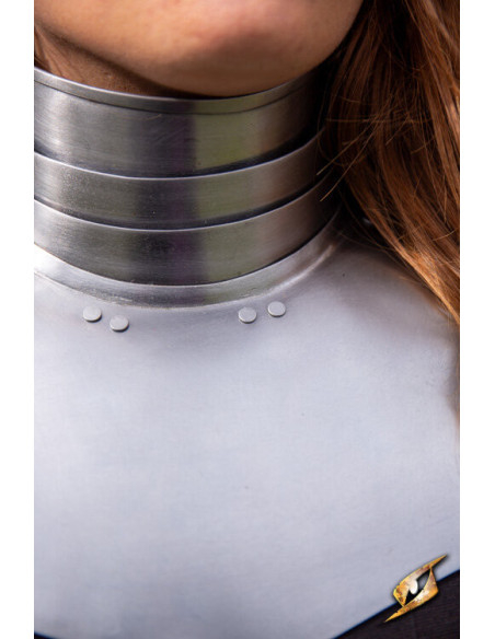 Gorjal medieval em aço modelo...