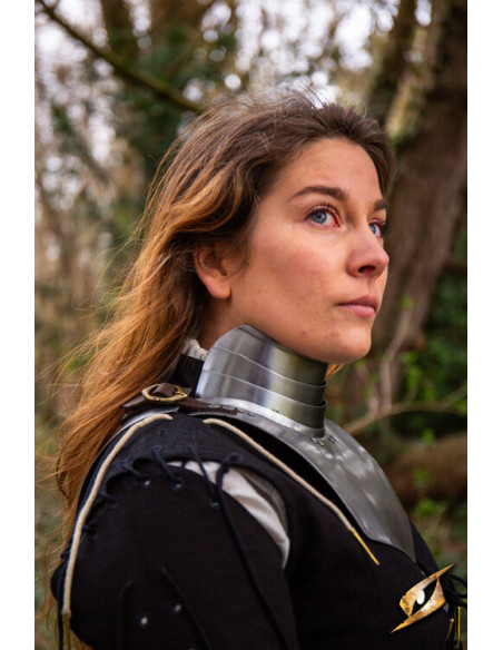 Gorjal medieval em aço modelo...