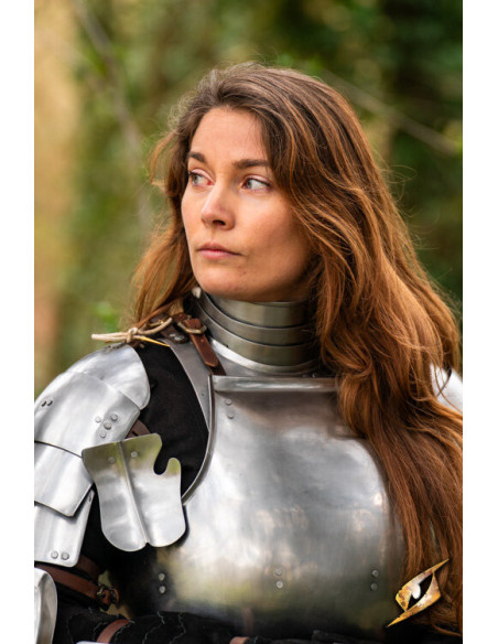 Gorjal medieval em aço modelo...