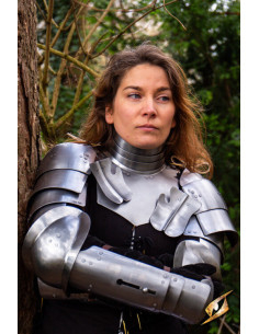 Braços medievais em aço modelo Landsknecht, acabamento... 2