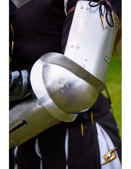 Braços medievais em aço modelo...