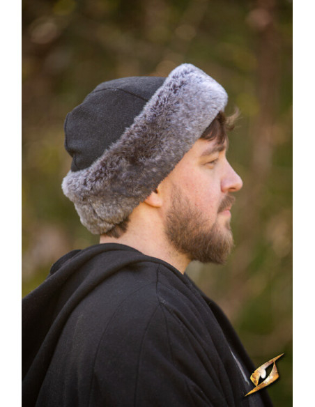 Gorro medieval de lã, modelo Toke