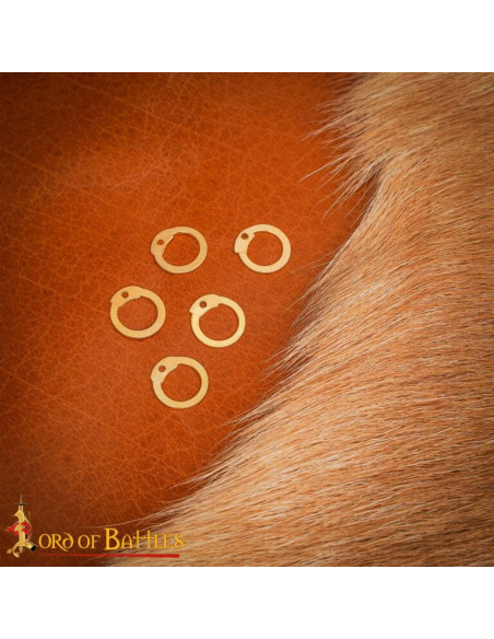 Bolsa de cota de malha em latão com...