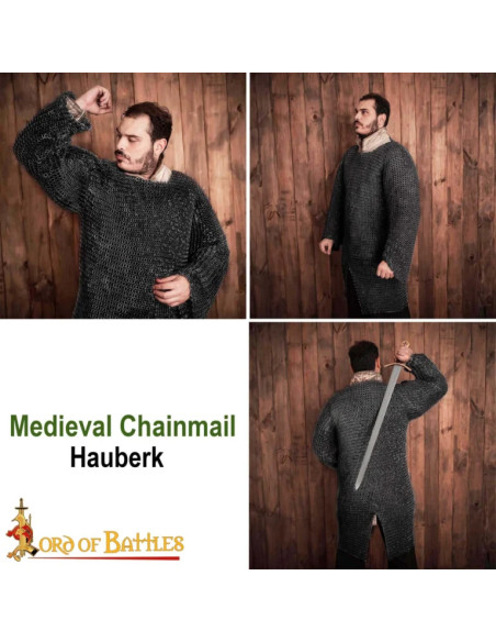 Cota de malha de anel redondo...