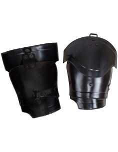 Homens de ombro medievais em aço modelo Nova, acabamento... 2