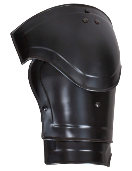 Homens de ombro medievais em aço...