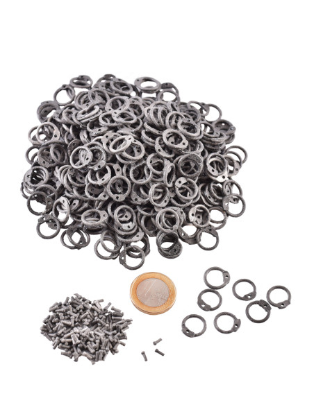 Bolsa de argolas de alumínio de 8 mm,...