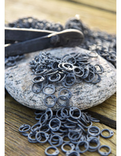 Bolsa de argolas de alumínio de 8 mm, aproximadamente 1 kg. 2