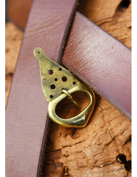 Fivela de cinto viking com tachinhas,...