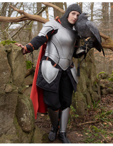 Cota de malha medieval em aço modelo...