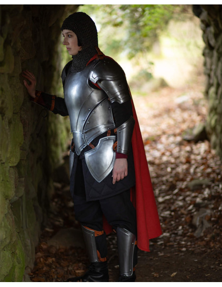 Cota de malha medieval em aço modelo...