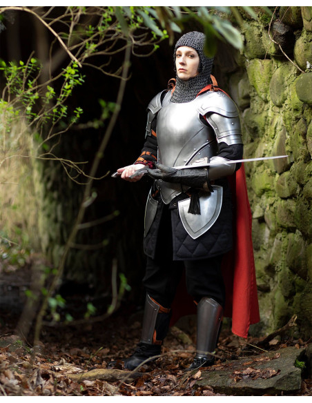 Cota de malha medieval em aço modelo...