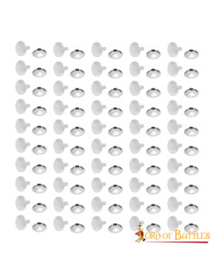 Pacote com 50 botões Tich em aço (12 mm). 2