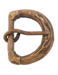 Fivela de cinto normanda, latão 2