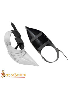 Sabatones medievais em aço Séculos XIV-XV 2