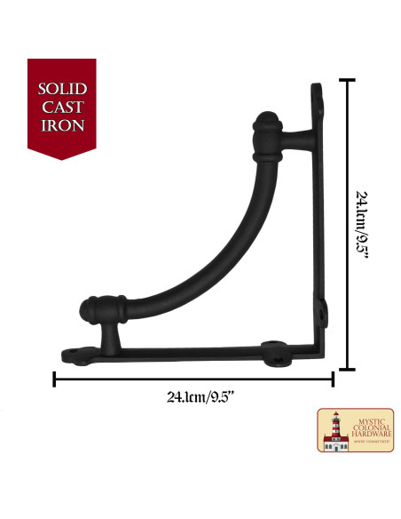 Suportes medievais em ferro forjado...