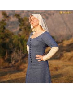 Vestido medieval camponesa Séculos XIV-XV modelo Kirtle 2