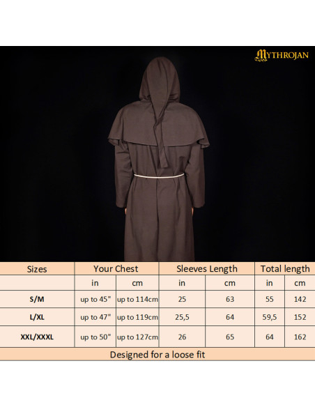 Traje de Monge, modelo Irmão Cadfael