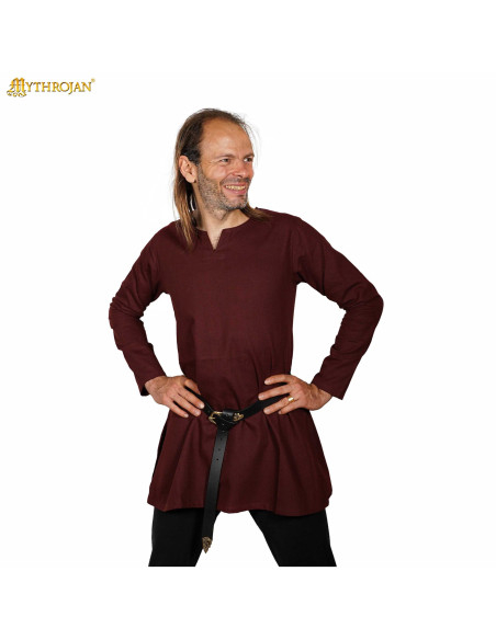 Túnica medieval de algodão modelo...