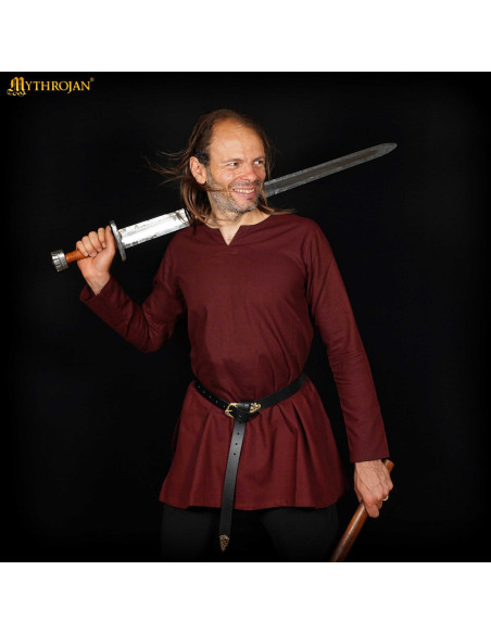 Túnica medieval de algodão modelo...