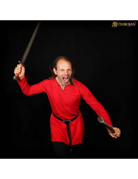 Túnica medieval de algodão modelo...