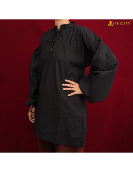 Camisa vikinga de algodão modelo...