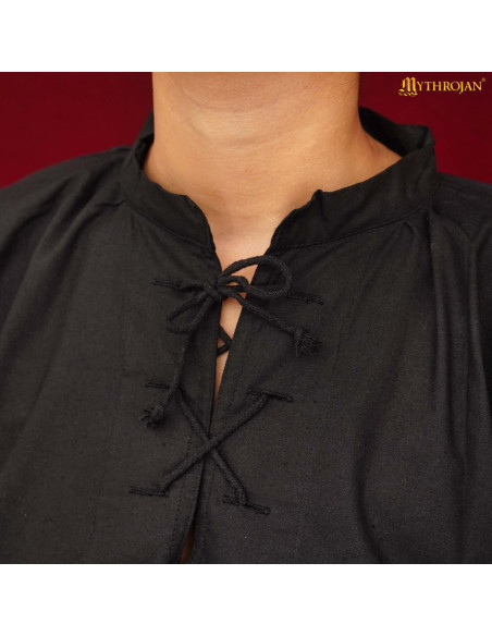 Camisa vikinga de algodão modelo...