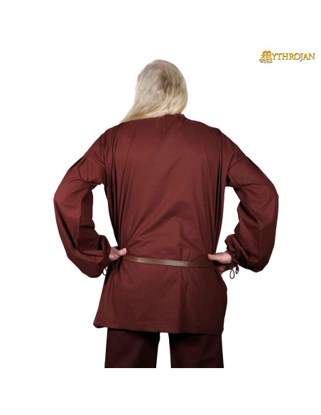 Camisa viking de algodão modelo...