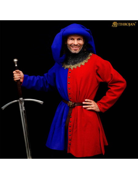 Casaco medieval de lã dos séculos...