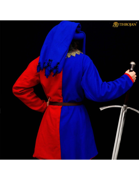 Casaco medieval de lã dos séculos...