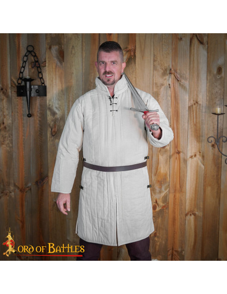 Gambesão medieval acolchoado tipo 3...