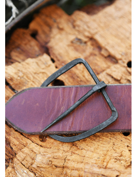 Fivela de aço forjada à mão, correias...