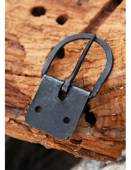 Fivela forjada à mão com chapa,...