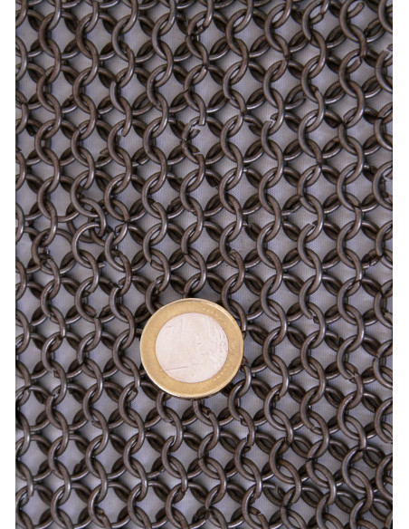 Cota de malha modelo Hauberk, anéis...