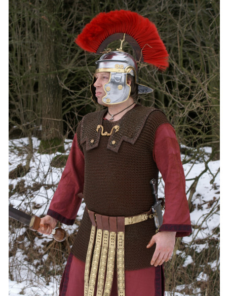 Lorica Hamata romana, anéis diâmetro...