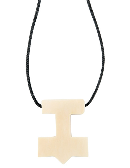 Pingente Martelo de Thor em osso