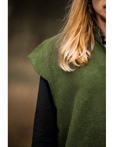 Túnica medieval sem mangas modelo...