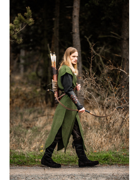 Túnica medieval sem mangas modelo...