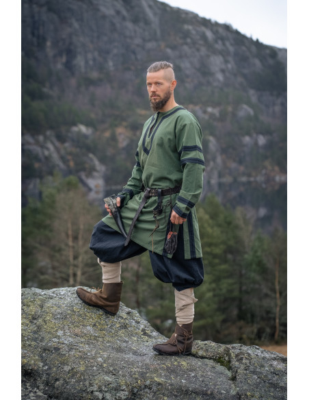 Túnica vikinga longa modelo Bragi,...