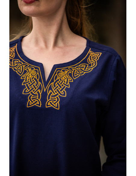 Vestido viking longo modelo Aslaug,...